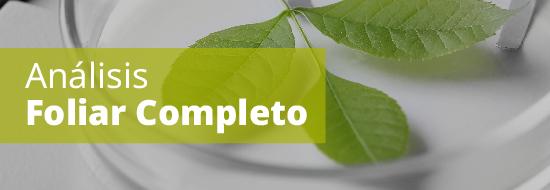 Análisis foliar completo